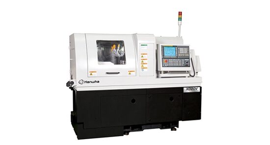 Hanwha XD 20V Sliding Head CNC Lathe